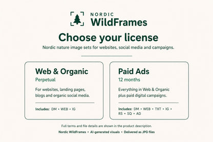 Set information card with image overview and delivery details