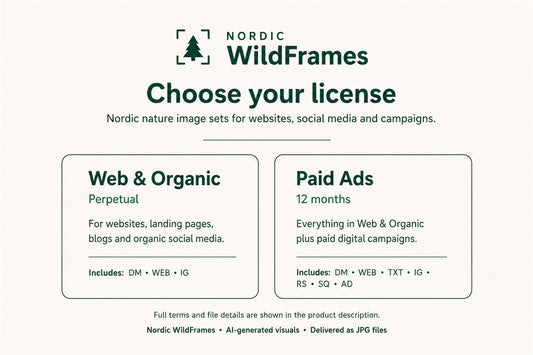 Set information card with image overview and delivery details