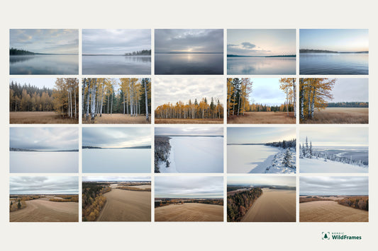 Preview grid of all twenty images in the Nordic Seasons Collection