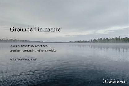 Example of headline text placed on the copy space of a landscape image